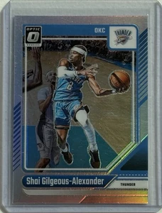 2024-25 Donruss Optic Shai Gilgeous-Alexander Silver Holo Prizm #127 Thunder - Foto 1 di 2