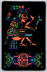 Postcard - Felt Cover - Mixcoatl Dios De La Caza - Mayan Hunter God - Picture 1 of 2