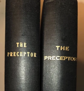 LOT bound editions of "the Preceptor" restoration christianity news letter texa - Foto 1 di 17