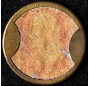 Estampilla de Zarzaparrilla de Ayer de 1862 grande 3¢ cubierta franqueo Washington XF - Imagen 1 de 2