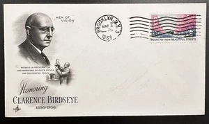 Men Of Vision Clarence Birdseye Frozen Food Pioneer 1968 ArtCraft variety SEV#M - Picture 1 of 1