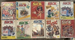 Lote 10 Anuales De Colección Revista Enferma 1969-1976 Charlton Comics Sátira #6 C32#08 - Imagen 1 de 15