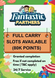 RUSH FANTASTIC Partner FULL CARRYING 80kš„COMPLETE IN 48MINUTE OTHERWISE FREEš„ - Picture 1 of 1