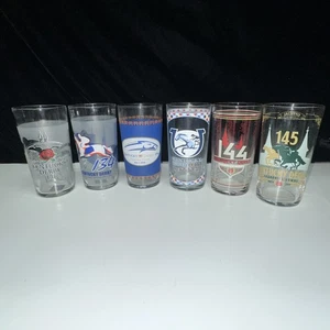 SET OF 6-2005,2008,2010,2017,2018,2019-Churchill Downs Kentucky Derby Glasses - Picture 1 of 12
