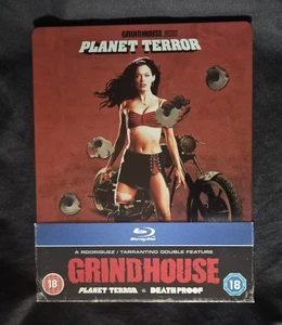 Grindhouse: Planet Terror & Death Proof – UK LE Blu-Ray Steelbook RARE OOP - Picture 1 of 11
