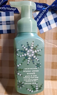 BATH & BODY WORKS GEL SUAVE JABÓN DE MANOS INVIERNO CORONA CÍTRICA 8 FL/oz 236 ml NUEVO Foto 1 de 3