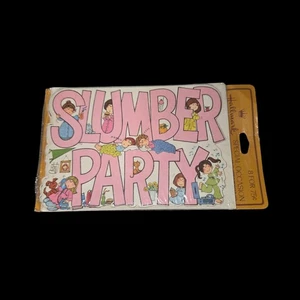 Vintage Hallmark Schlummerparty Einladungskarten Neu Versiegelt Paket Set 8 USA - Bild 1 von 3