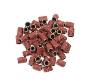 100 PEZZI CILINDRI ABRASIVI FRESA PER MANICURE PEDICURE LIMA UNGHIE NAIL ART - Imagen 1 de 2