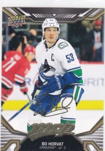BO HORVAT 2022-23 CUBIERTA SUPERIOR MVP GUIÓN DORADO #177 CANUCKS VANCOUVER - Imagen 1 de 1