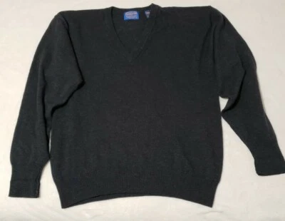 Pendleton Men’s 100% Lambswool V-Neck Pullover Sweater sz L Large - Image 1 of 4
