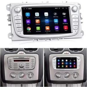 7 Zoll Autoradio Radio GPS WiFi Doppel 2 DIN 1+16G Bluetooth für Ford Focus S-Max - Bild 1 von 16