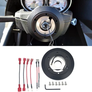 Steering Wheel Short Hub Adapter Kit For Audi A4 A6 A8 VW Jetta Golf Cayman 180H - Picture 1 of 6