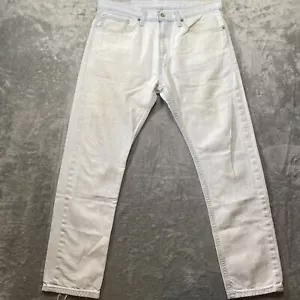Pantalones de mezclilla Levi’s 508 para hombre 34x30 azul claro blanco roto calce cónico - Imagen 1 de 13