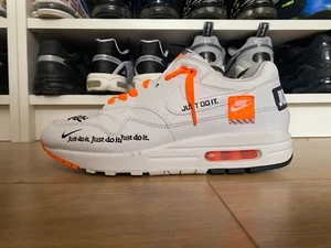 ZAPATILLAS NIKE AIR MAX ONE JUST DO IT PACK BLANCO NARANJA JDI 917691-100 TALLA UK7 - Imagen 1 de 24