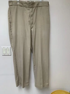 Dickies Men's Tan Pants Flat Front Straight Leg Classic Fit 29x36 - Picture 1 of 3