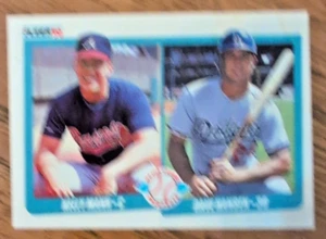 Kelly Mann Atl. Tarjeta Fleer Braves-Dave Hansen LA Dodgers #642 ML PROSPECTS - Imagen 1 de 2