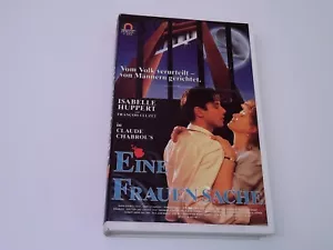 Eine Frauensache 1988 VHS German PAL Video Hartbox Isabelle Huppert Cl. Chabrol - Bild 1 von 5