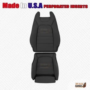 2017 2018 Mercedes Benz C250 C300 Coupe Driver Bottom & Top Vinyl Cover Black - Picture 1 of 5