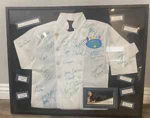 Top Chefs Autograph Signed Framed Event Chef Jacket 2010 LAS VEGAS - Picture 1 of 10