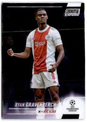 2021 Topps Stadium Club Chrome UEFA Champions League #86 Ryan Gravenberch  - Image 1 of 2