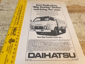 1976 DAIHATSU DELTA  TRUCKS  Australian Sales Advert - Picture 1 of 1
