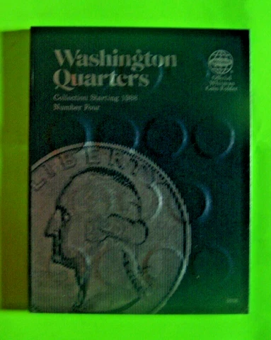Washington Quarter  Book #4 1988-2002 Indiana Complete- Circulated Cover