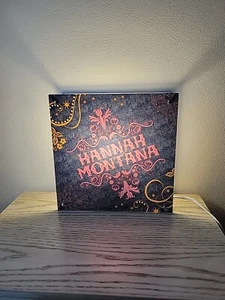 HANNAH MONTANA Lamp Lighted Sign Denim Design Tile Square Room Decor Miley Cyrus - Picture 1 of 5
