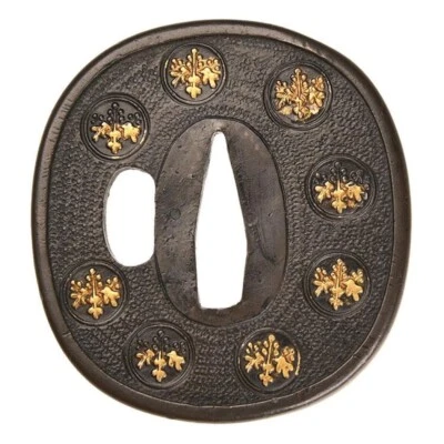 Antique Tsuba Appraisal Completed Paulownia Crest Sword Katana Guard from Japan - Image 1 of 4