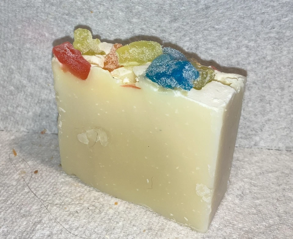 Handmade Fruit Candy Soap - Scent: Gummy Bears - 4 oz. w/Cocoa & Shea Butter - Image 1 of 1