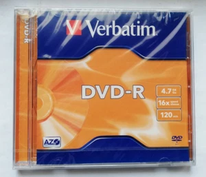 Verbatim DVD-R 4,7 GB 16x Speed Rohling im Jewelcase- Neu - Bild 1 von 2