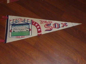 1968 CHICAGO WHITE SOX PICTURE PENNNANT FULL SIZE - Picture 1 of 1