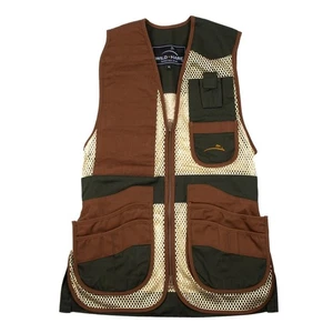 Wild Hare Heatwave Mesh Vest-Forest Green & Brown - Picture 1 of 4