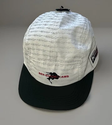 DC Shoes & Ben-G Blanco con Logotipos Negros Skateboarding Gorra Deportiva Ala Negra OS Foto 1 de 4