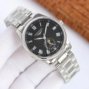 Nuevo Reloj Logines Hombre 40mm, Reloj Clásico Acero Inoxidable, Regalo Para Hombre - Imagen 1 de 6