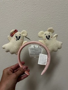 Disney Parks 2025 Mickey und Minnie Mouse Geist Ohren Stirnband * Neu mit Etikett - Bild 1 von 2