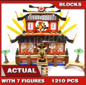LEGO Ninjago Fre Temple  set 2507 custom 
