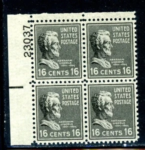 US Scott # 821 - MNH - Placa # Bloque de 4 (16-C233) - Imagen 1 de 1