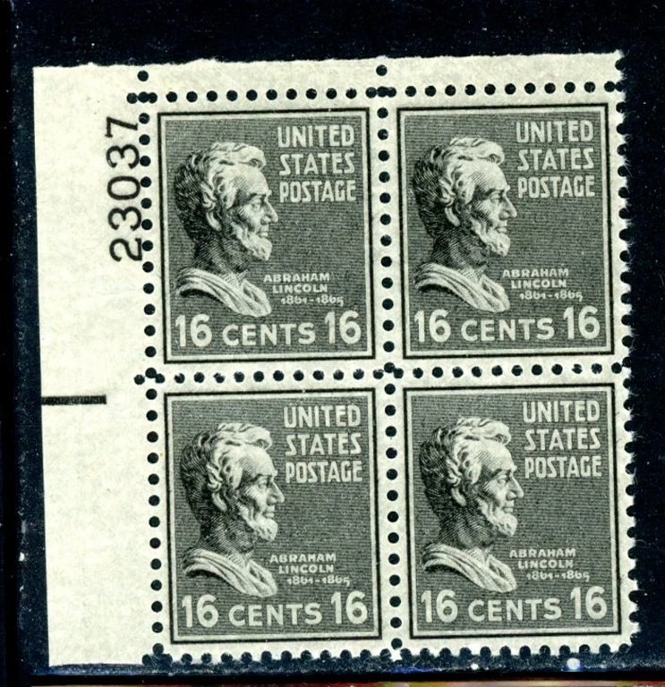 US Scott # 821 - MNH - Plate # Block of 4        (16-C233) - Image 1 of 1