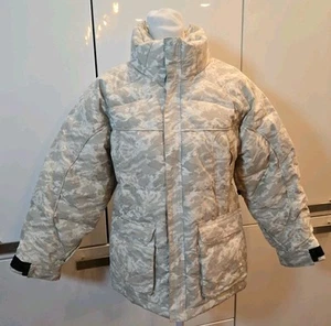 Obermeyer Limelight Camo Insulated Down Puffer Ski Jacket Sz 12 Junior - Picture 1 of 14