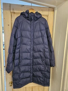 Berghaus Womens Down Feather Puffer Coat Size 18 Navy - Picture 1 of 5
