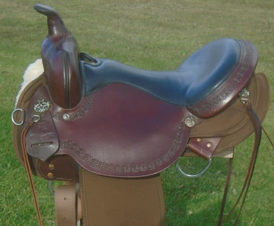 16" CIRCLE Y High Horse DAISETTA 6914 LightWeight Cordura & Leather Trail SADDLE - Image 1 of 4