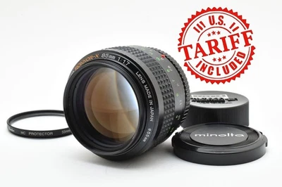 Rare [Near MINT] Minolta MD Rokkor-X 85mm f/1.7 MF Portrait Lens From JAPAN - Image 1 of 4