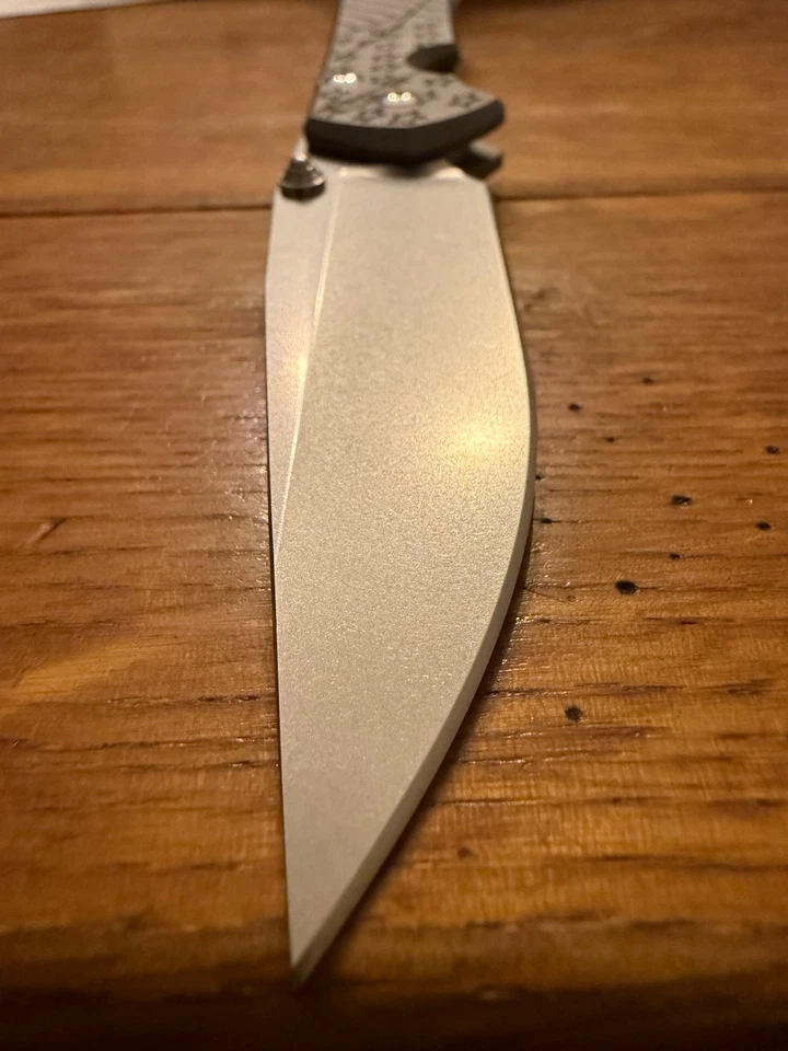 NEW! Chris Reeve Knives Large Sebenza 31 Forever Flag RH Glass Blasted - Image 1 of 4