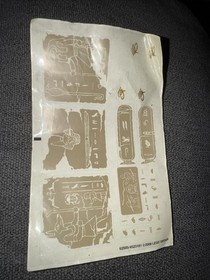 LEGO #7621 INDIANA JONES AND THE LOST TOMB STICKER SHEET, LEGO, 2008