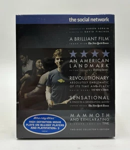 The Social Network 2-Disc Collector's Edition Blu-ray *New & Sealed* - Picture 1 of 6