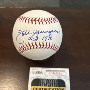Joel Youngblood Signed Baseball. JSA. WS 1976 - Picture 1 of 4