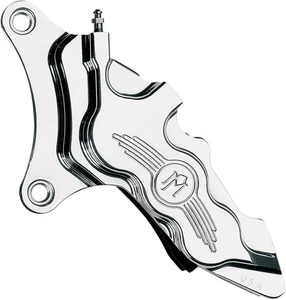 PM 6-Piston Direct Bolt-On Caliper for 13" Rotor Front Left Chrome 0051-2913-CH - Picture 1 of 1