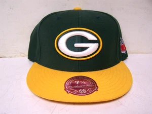 MITCHELL & NESS NFL GREEN BAY PACKERS SNAPBACK CAP HAT FITTED 7 1/2 NEW - Picture 1 of 9