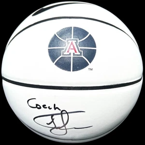 TOMMY LLOYD FIRMATO ARIZONA WILDCATS NIKE LOGO BASKET JSA COA - Foto 1 di 3