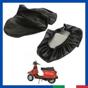 Coprisella per PIAGGIO VESPA 125 T5 Classic Biposto Ecopelle Sky Nero Copertina - Imagen 1 de 7